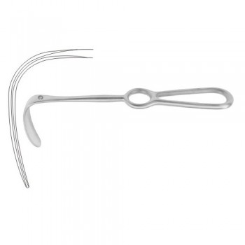 Langenbeck Retractor Stainless Steel, 21 cm - 8 1/4" Blade Size 60 x 20 mm